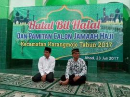 Pengajian Ahad Pagi dan Pamitan Haji Kecamatan Karangmojo di Masjid Al Falah Plumbungan