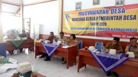 Musyawarah Desa RKPDes Tahun 2020 Desa Gedangrejo Karangmojo Gunungkidul